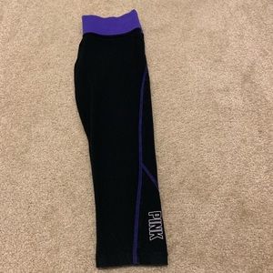 Victoria secret pink cropped leggings